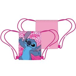   Disney Lilo și Stitch Pink Planet geantă sport, săculeț de gimnastică 40 cm