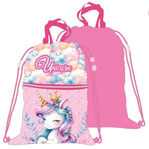 Unicorn Clouds Deluxe geantă sport, sac pentru sală 45 cm