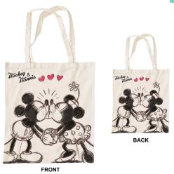   Disney Minnie  Mickey Kiss Geantă de pânză pentru cumpărături 44 cm