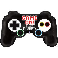   La mulți ani Controller Balon din folie Happy Birthday 81 cm