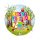 La mulți ani Woodland Holo Balon din folie Happy Birthday 46 cm