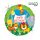 La mulți ani Jungle Animals Holo Balon din folie Happy Birthday 46 cm