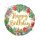 La mulți ani Glitter Tropical Balon folie Happy Birthday 46 cm