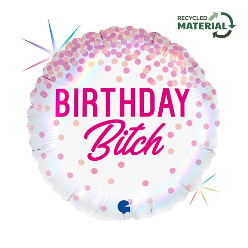 La mulți ani Bitch Balon din folie Happy Birthday 46 cm