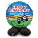 La mulți ani Controller Balon din folie cu suport Happy Birthday 41 cm