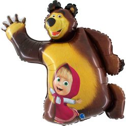 Masha și Ursul Smile balon folie 107 cm