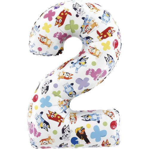 Bluey Friends Balon folie număr 2, 66 cm