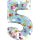 Purcelușa Peppa Blue Balon folie numărul 5 66 cm