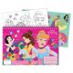 Prințesele Disney Spring Caiet de schițe spirală A/4 cu 40 de file și autocolante