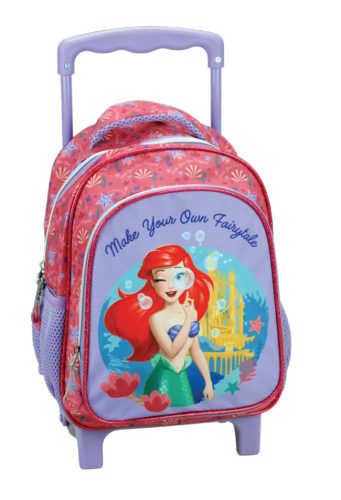 Prințesele Disney Ariel Fairytale rucsac cu rotile pentru grădiniță, geantă de 30 cm