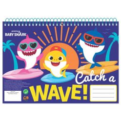 Baby Shark Wave Caiet de schițe spiralat A/4 30 file