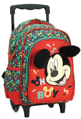 Disney Mickey Oh Boy rucsac de grădiniță cu roți, geantă 30 cm