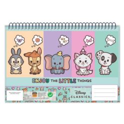   Disney Animals Caiet de schițe Classic A/4 cu spirală, 30 de file