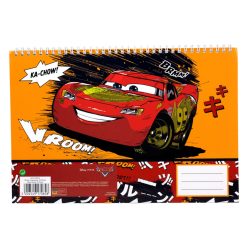   Disney Mașini Vroom Carnet de schițe spiral A/4, 30 de file