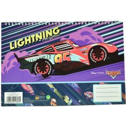 Disney Mașini Lightning Schițator spiralat A/4, 30 de coli