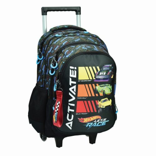 Hot Wheels Activate troler școlar, geantă 46 cm