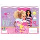 Barbie Happy Thoughts Caiet de schițe A/4, 30 de foi, cu spiră
