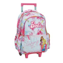 Barbie Paints rucsac școlar pe roți, 46 cm