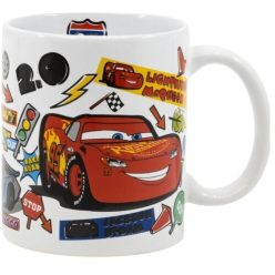   Disney Mașini Stickers cană de porțelan 325 ml în Cutie Cadou