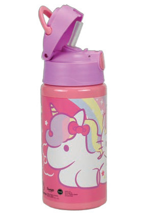 Hello Kitty Unicorn sticlă din aluminiu cu agatator 500 ml