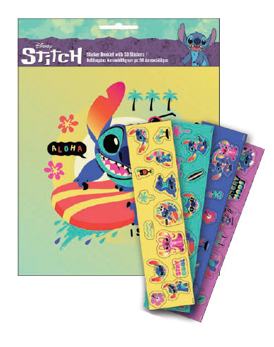 Disney Lilo și Stitch album de autocolante cu 50 de autocolante