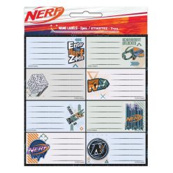 Nerf Player  etichete pentru caiete 16 buc