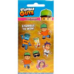 Stumble Guys Yellow set de autocolante cu hologramă