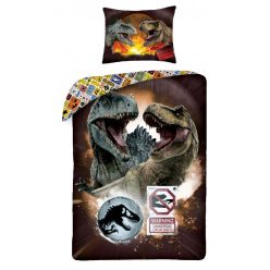   Jurassic World Dangerous Creatures set de lenjerie de pat 140×200cm, 70×90 cm
