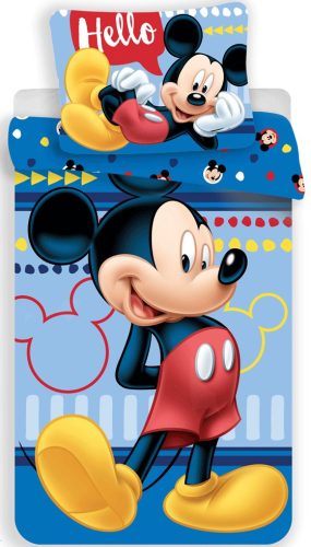 Disney Mickey  Set de lenjerie Hello 140×200cm, 70×90 cm