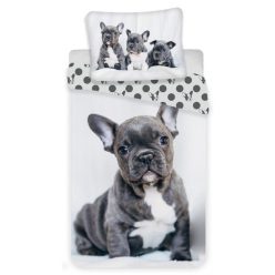  Câine Set de lenjerie pentru French Bulldogs 140×200cm, 70×90 cm