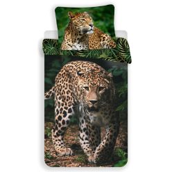 Leopard set de lenjerie de pat 140×200cm, 70×90 cm