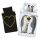 Animale Set lenjerie de pat cu pinguin care luminează în întuneric 140x200cm, 70x90 cm