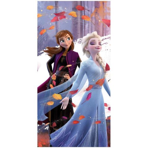 Disney Regatul de gheață Prosop de baie Leaves, prosop de plajă 70x140cm