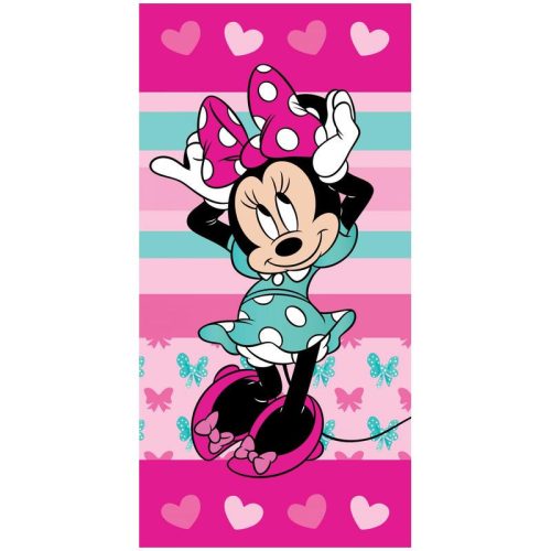 Disney Minnie  Prosop de baie Hearts, prosop de plajă 70x140cm