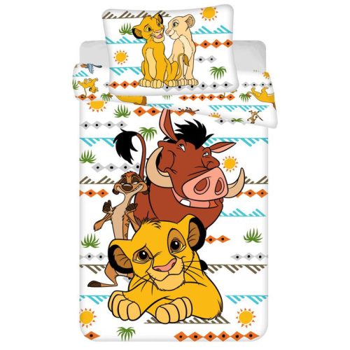 Disney Regele Leu Africa set de lenjerie de pat 140×200cm, 70×90 cm