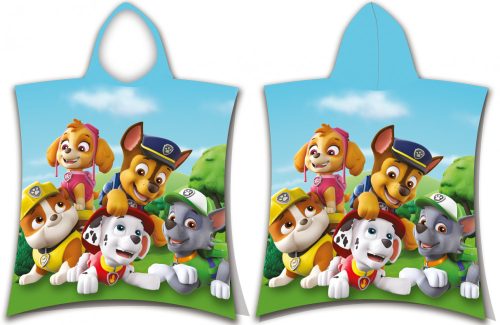 Patrula Cățelușilor Team poncho prosop de plajă 50x115cm