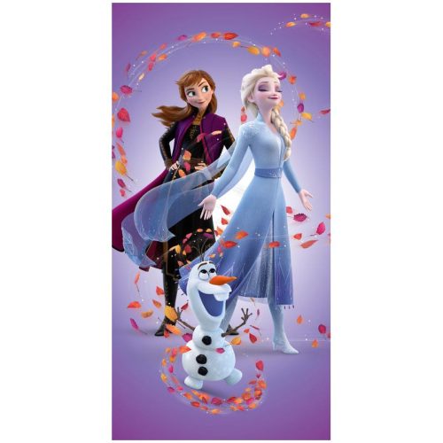 Disney Regatul de gheață Prosop de baie Leaves Magic, prosop de plajă 70x140 cm