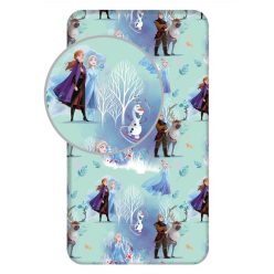   Disney Regatul de gheață White Trees cearșaf cu elastic 90x200 cm