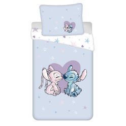   Disney Lilo și Stitch Heart lenjerie de pat 140×200cm, 70×90 cm