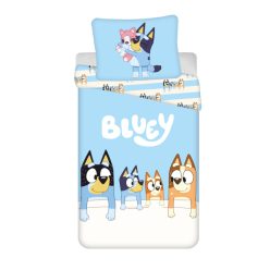 Bluey Family lenjerie de pat 140×200cm, 70x90 cm
