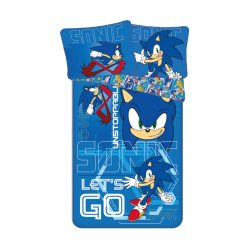   Sonic Ariciul Let's go ui Set de lenjerie de pat 140×200cm, 70×90 cm