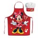 Disney Minnie  Red Hearts set de șorț pentru copii din 2 piese