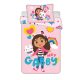 Gabby's Dollhouse Hey lenjerie de pat pentru copii 100x135cm, 40x60 cm