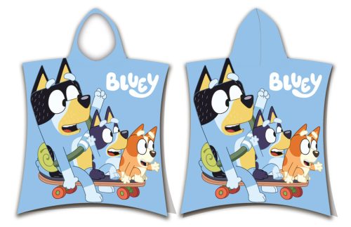 Bluey Skate poncho prosop de plajă 50x115cm