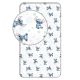 Disney Lilo și Stitch Ohana White cearșaf cu elastic 90x200 cm