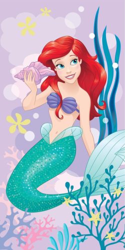 Prințesele Disney Prosop de baie, prosop de plajă Ariel Pink 70x140cm