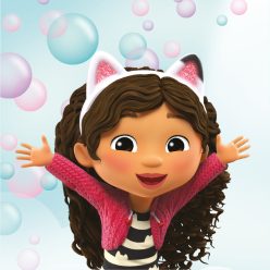   Gabby's Dollhouse Bubbles Prosop de mână, prosop de față, prosop 30x30cm