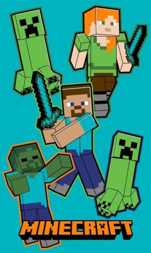 Minecraft Crawler prosop 30x50cm