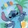 Disney Lilo și Stitch Ananas prosop de mână, prosop de față, prosop 30x30cm