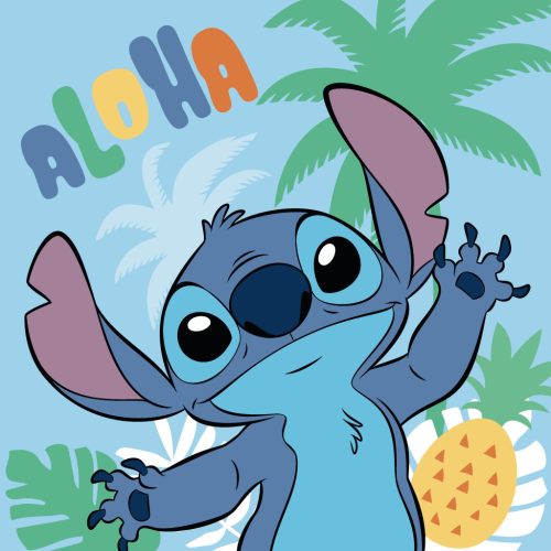 Disney Lilo și Stitch Ananas prosop de mână, prosop de față, prosop 30x30cm